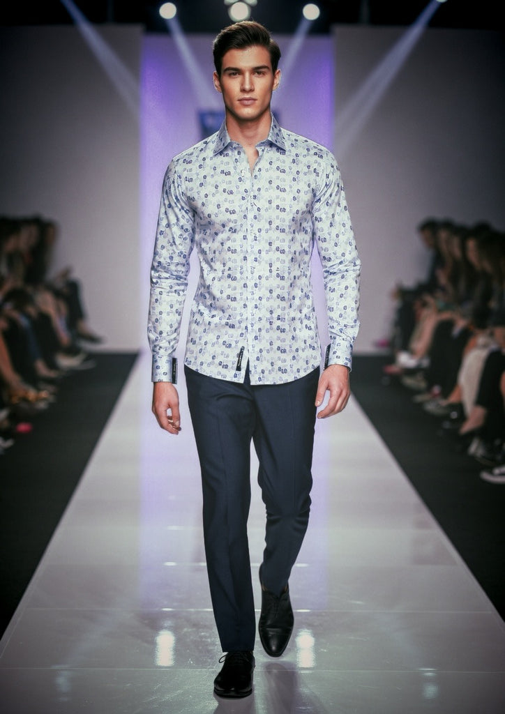 CHEMISE#SMALTO-83445-21532-1