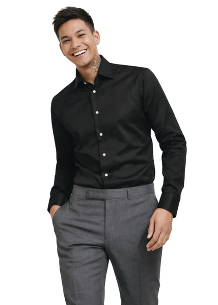 CHEMISE#SMALTO-CM0218-BLK