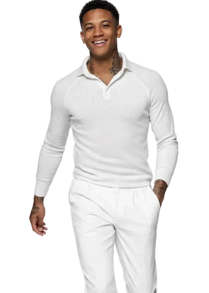 CHANDAIL#POLO-MK010 OFFWHITE