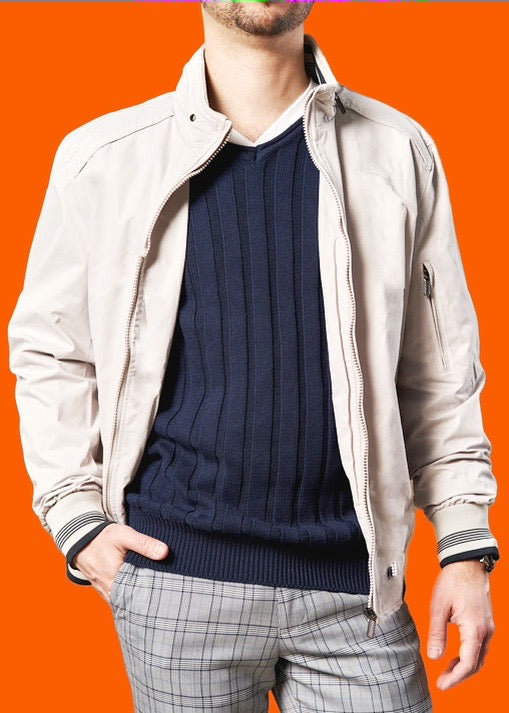 BLOUSON#HM16151-OFFWHITE