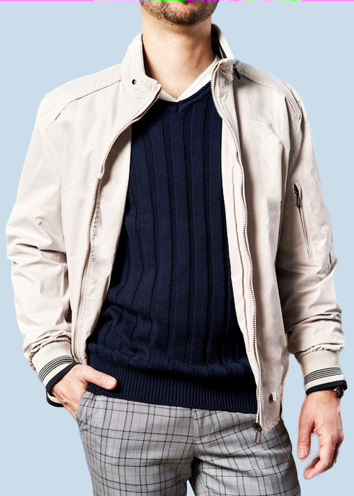 BLOUSON#HM16151-OFFWHITE