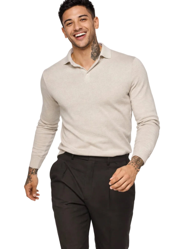 CHANDAIL#POLO- MK010-SAND