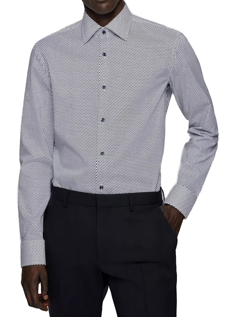 CHEMISE#SMALTO-CPR002-NVY