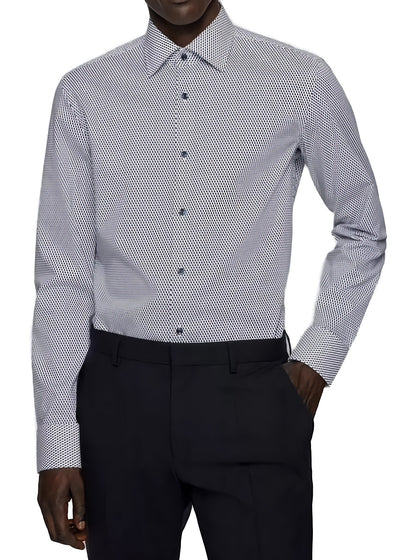 CHEMISE#SMALTO-CPR002-NVY