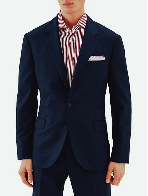 CHEMISE#IBIZA-RED STRIPE