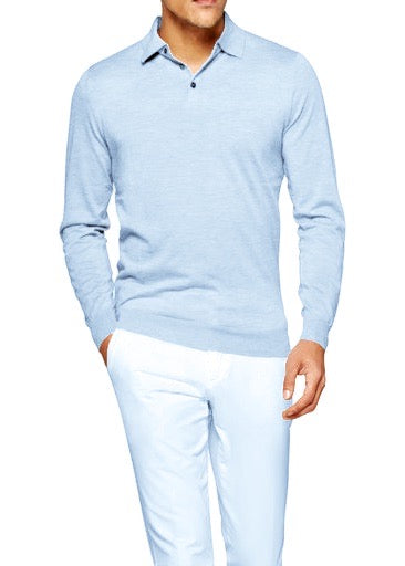 CHANDAIL#MK010-BABY BLUE