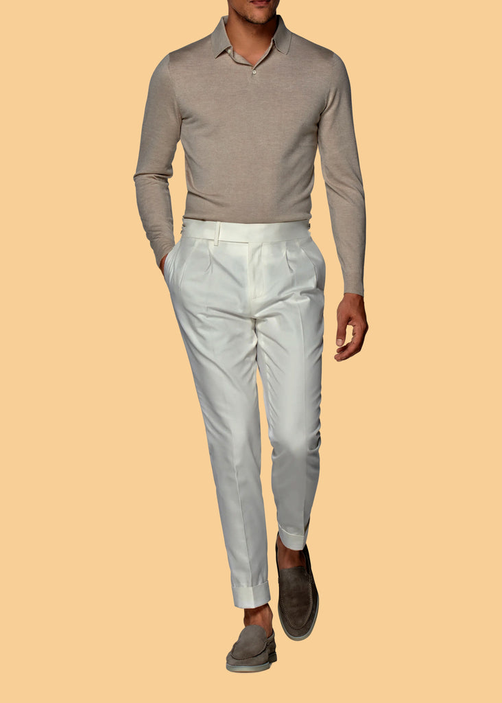 CHANDAIL-POLO-MK010-BEIGE