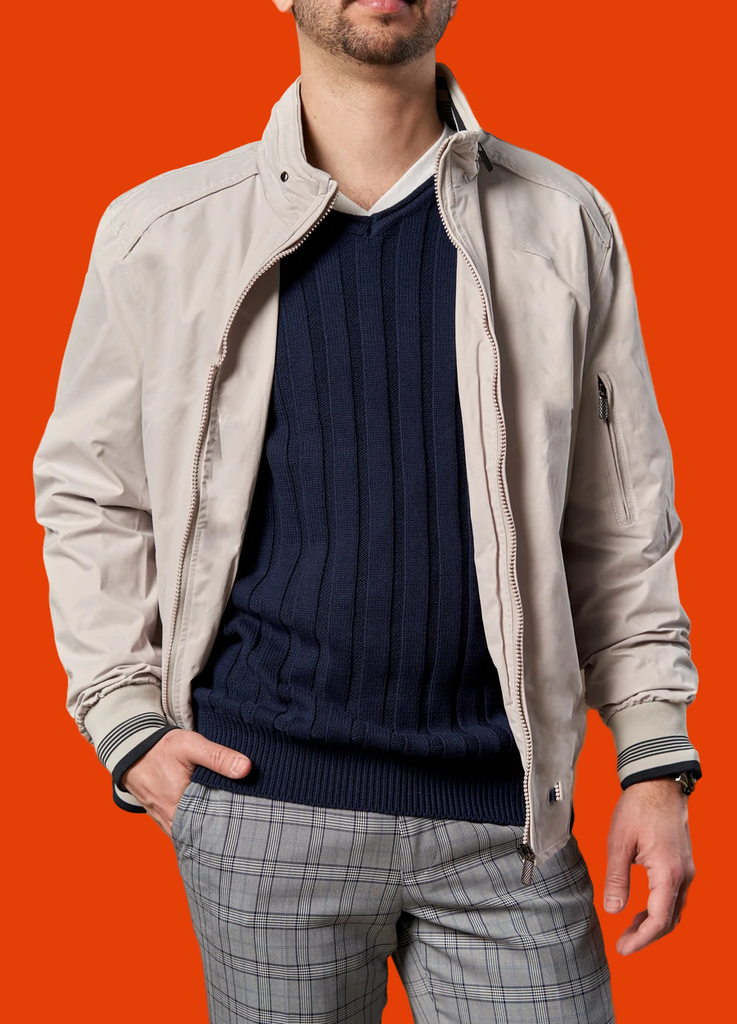 BLOUSON#HM16151-OFFWHITE