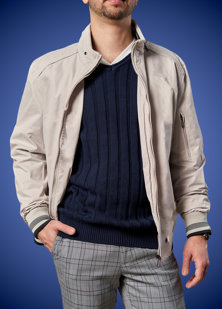 BLOUSON#HM16151-OFFWHITE