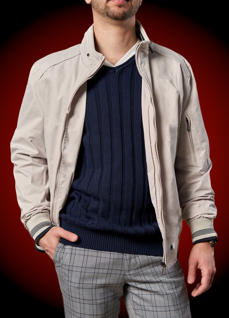 BLOUSON#HM16151-OFFWHITE