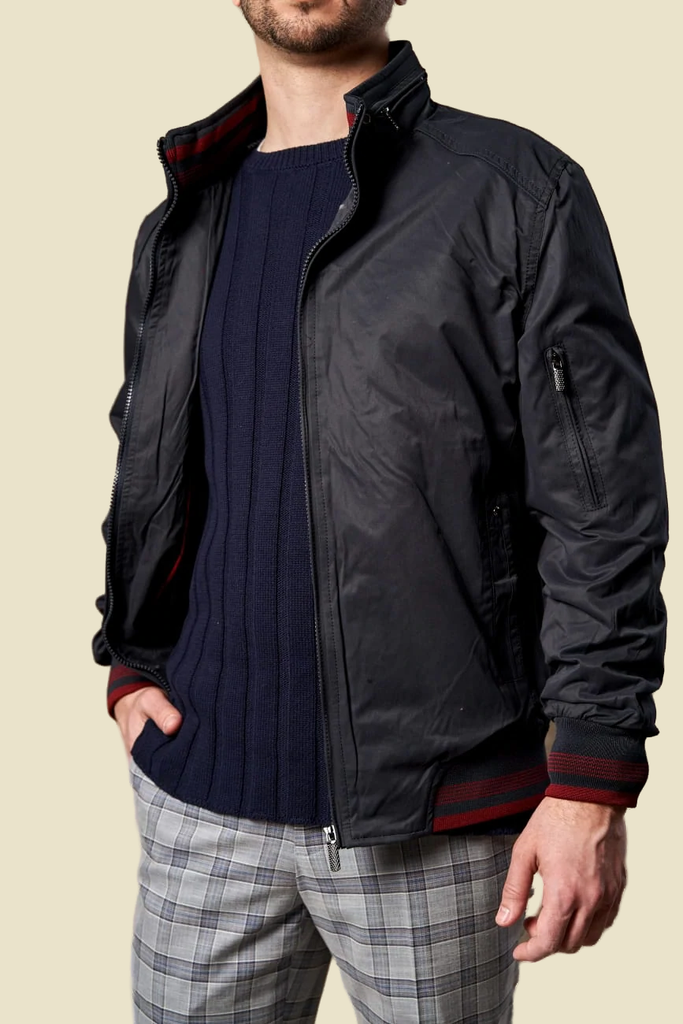 BLOUSON#HM-16151-NAVY
